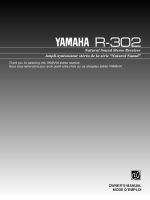 Yamaha R-302 - Owners Manual 